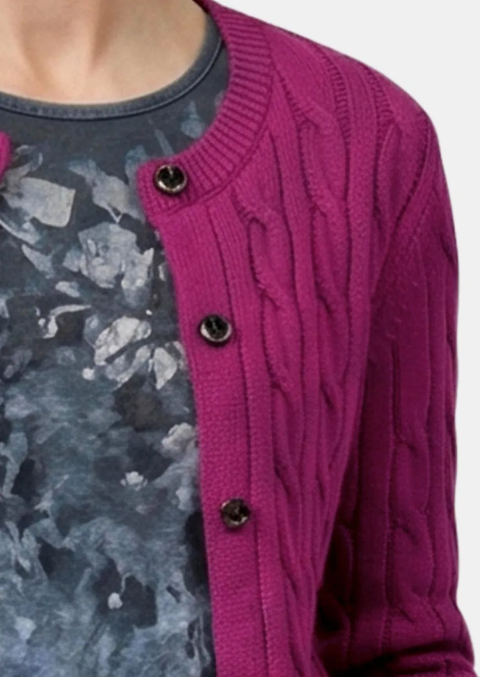 Strickjacke mit Schurwolle