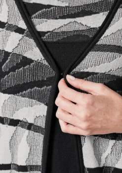 Strickjacke mit V-Ausschnitt