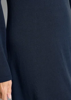 Strickkleid in femininer A-Linie