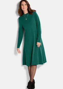 Strickkleid in femininer A-Linie