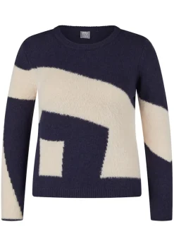 Strickpullover aus Federgarn