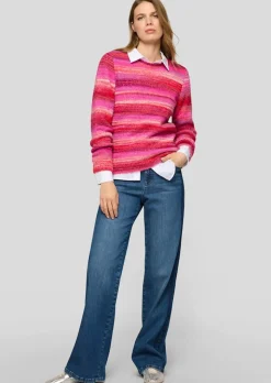 Strickpullover aus kuscheligem Effektgarn