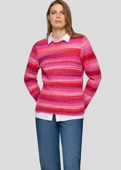 Strickpullover aus kuscheligem Effektgarn