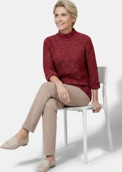 Strickpullover in Bouclé Optik