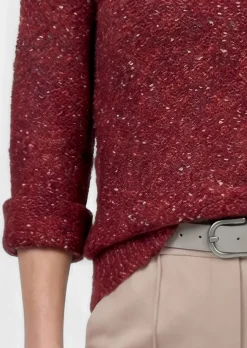 Strickpullover in Bouclé Optik