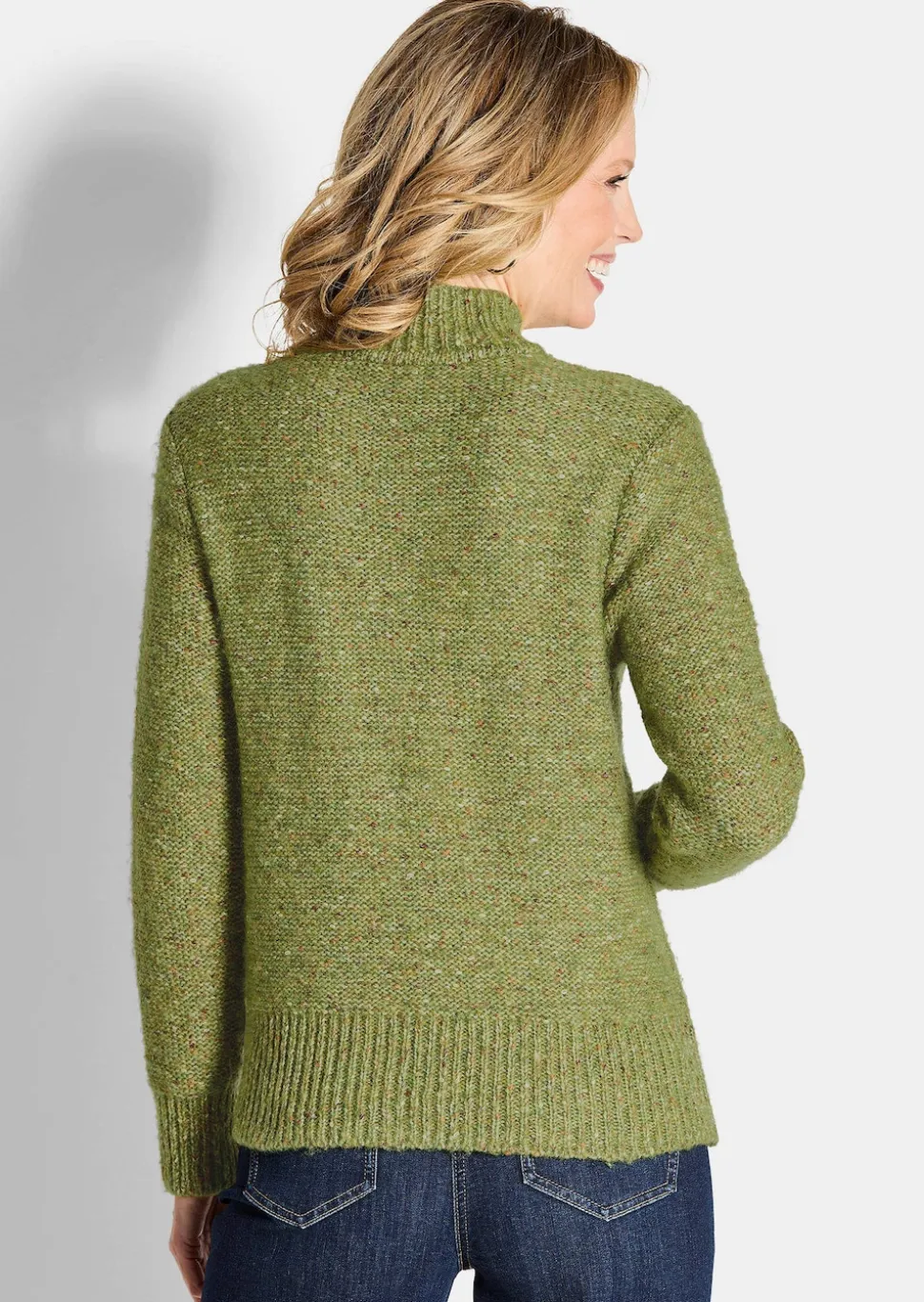 Strickpullover in Bouclé Optik