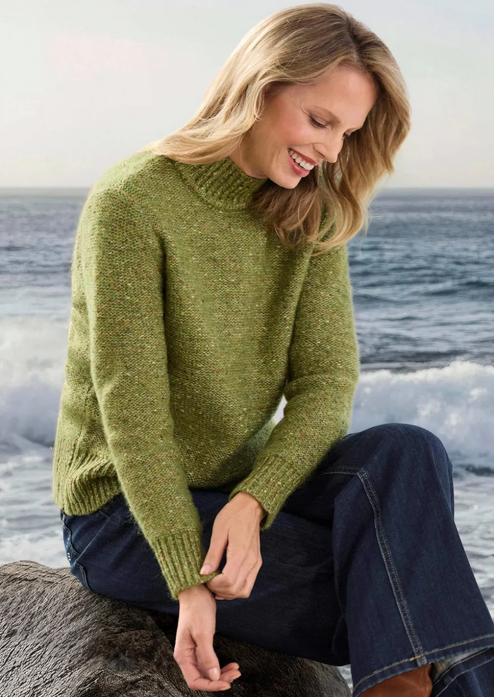 Strickpullover in Bouclé Optik