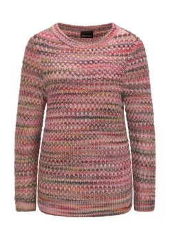 Strickpullover in Multicolor-Optik