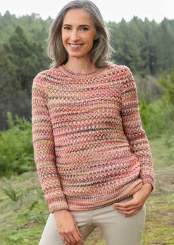 Strickpullover in Multicolor-Optik