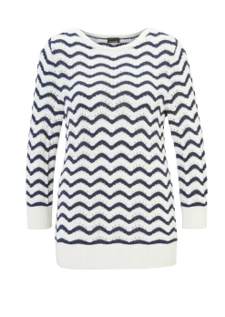 Strickpullover mit 3/4-Arm