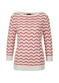 Strickpullover mit 3/4-Arm