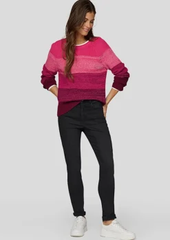 Strickpullover mit Blockstreifen