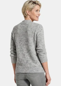 Strickpullover mit Intarsienmuster