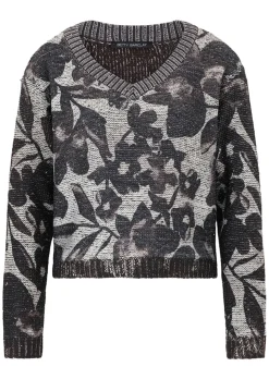 Strickpullover mit Pailletten