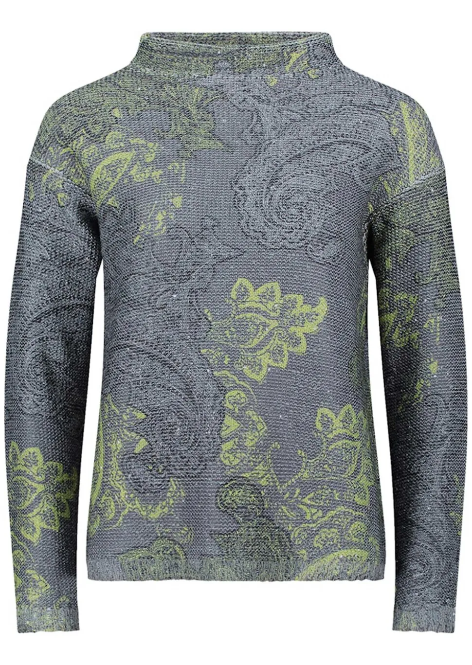 Strickpullover mit Paisley-Print