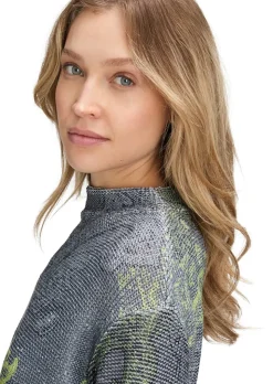 Strickpullover mit Paisley-Print