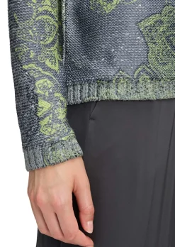Strickpullover mit Paisley-Print