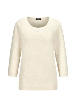 Strickpullover mit Pünktchenmuster