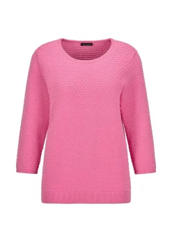 Strickpullover mit Pünktchenmuster