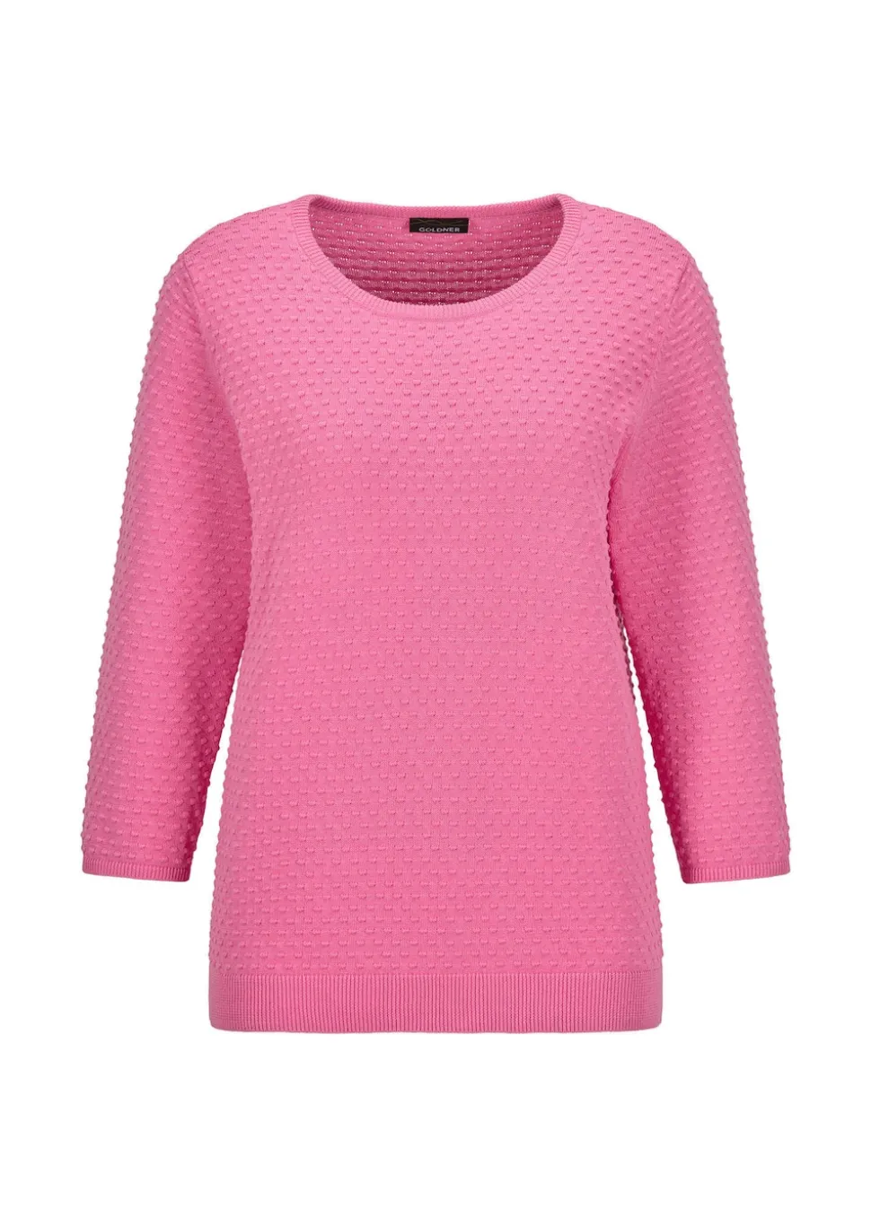 Strickpullover mit Pünktchenmuster
