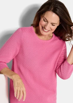 Strickpullover mit Pünktchenmuster