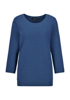 Strickpullover mit Pünktchenmuster