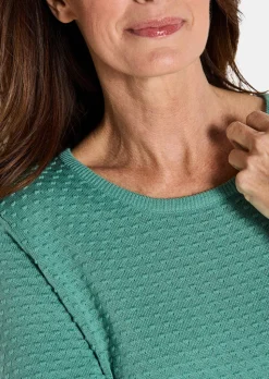 Strickpullover mit Pünktchenmuster