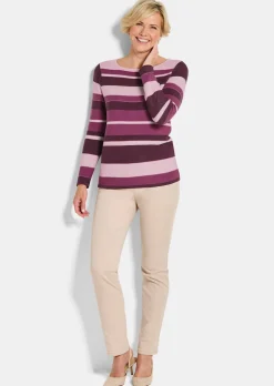 Strickpullover mit Ringelmuster