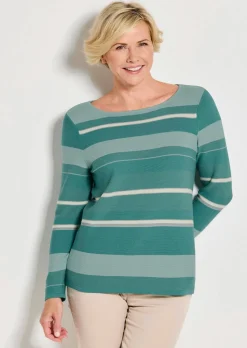 Strickpullover mit Ringelmuster