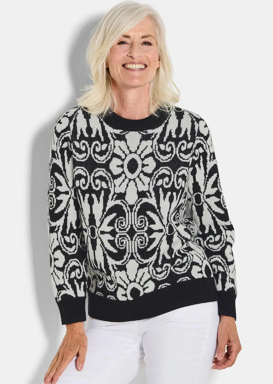 Strickpullover mit Schurwolle