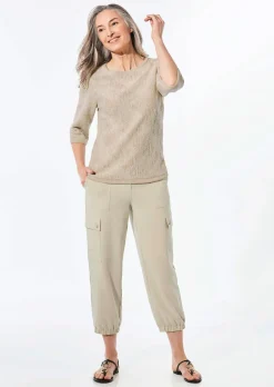Strickpullover mit U-Boot-Ausschnitt