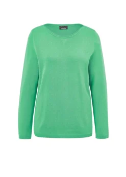 Strickpullover mit U-Boot-Ausschnitt