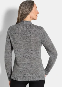 Strickpullover mit Zopfstrick