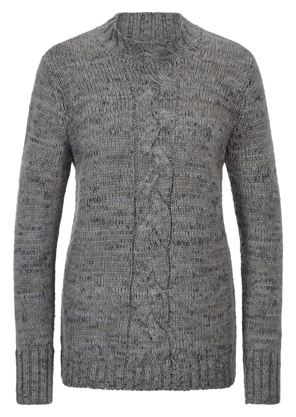 Strickpullover mit Zopfstrick