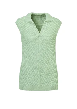 Stricktop mit V-Ausschnitt