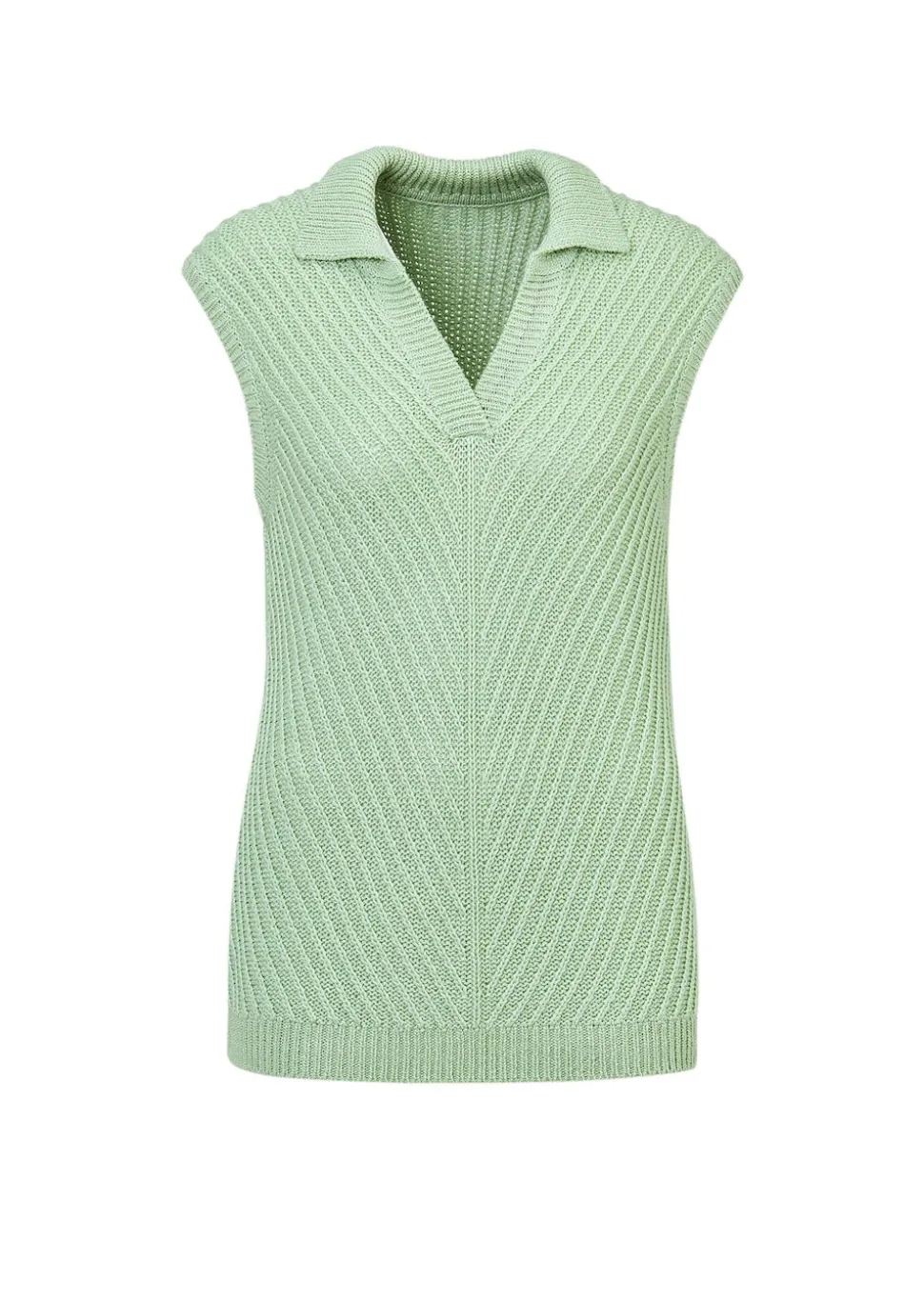 Stricktop mit V-Ausschnitt