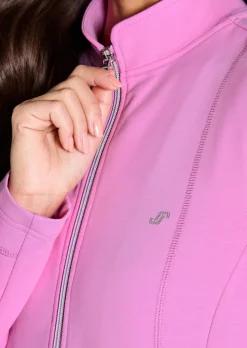 Sweatjacke mit Stehkragen