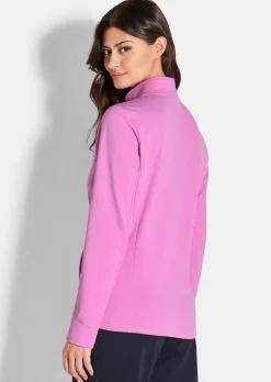 Sweatjacke mit Stehkragen