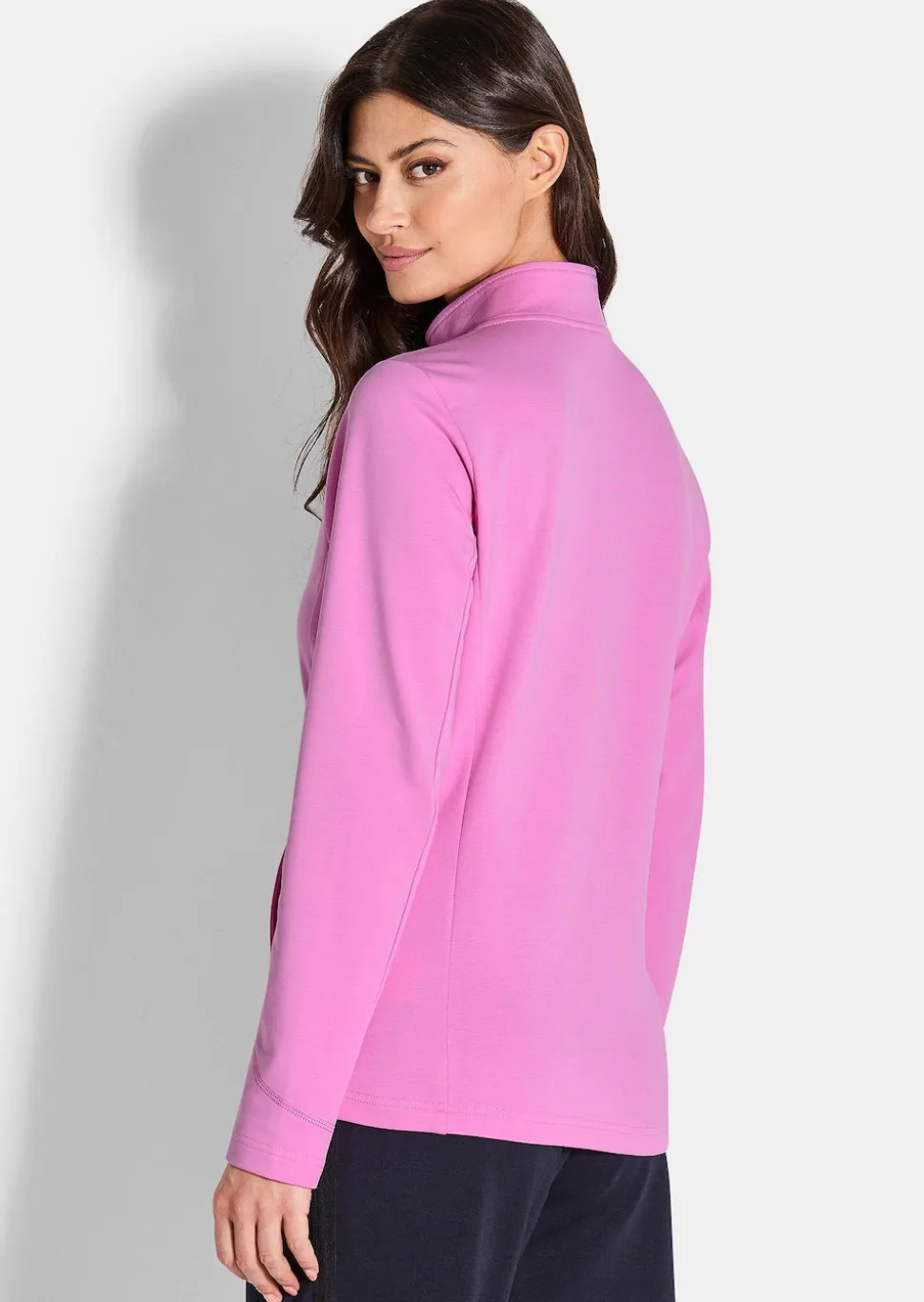 Sweatjacke mit Stehkragen