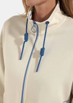 Sweatjacke mit Stehkragen