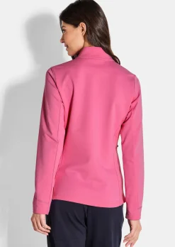 Sweatjacke mit Stehkragen