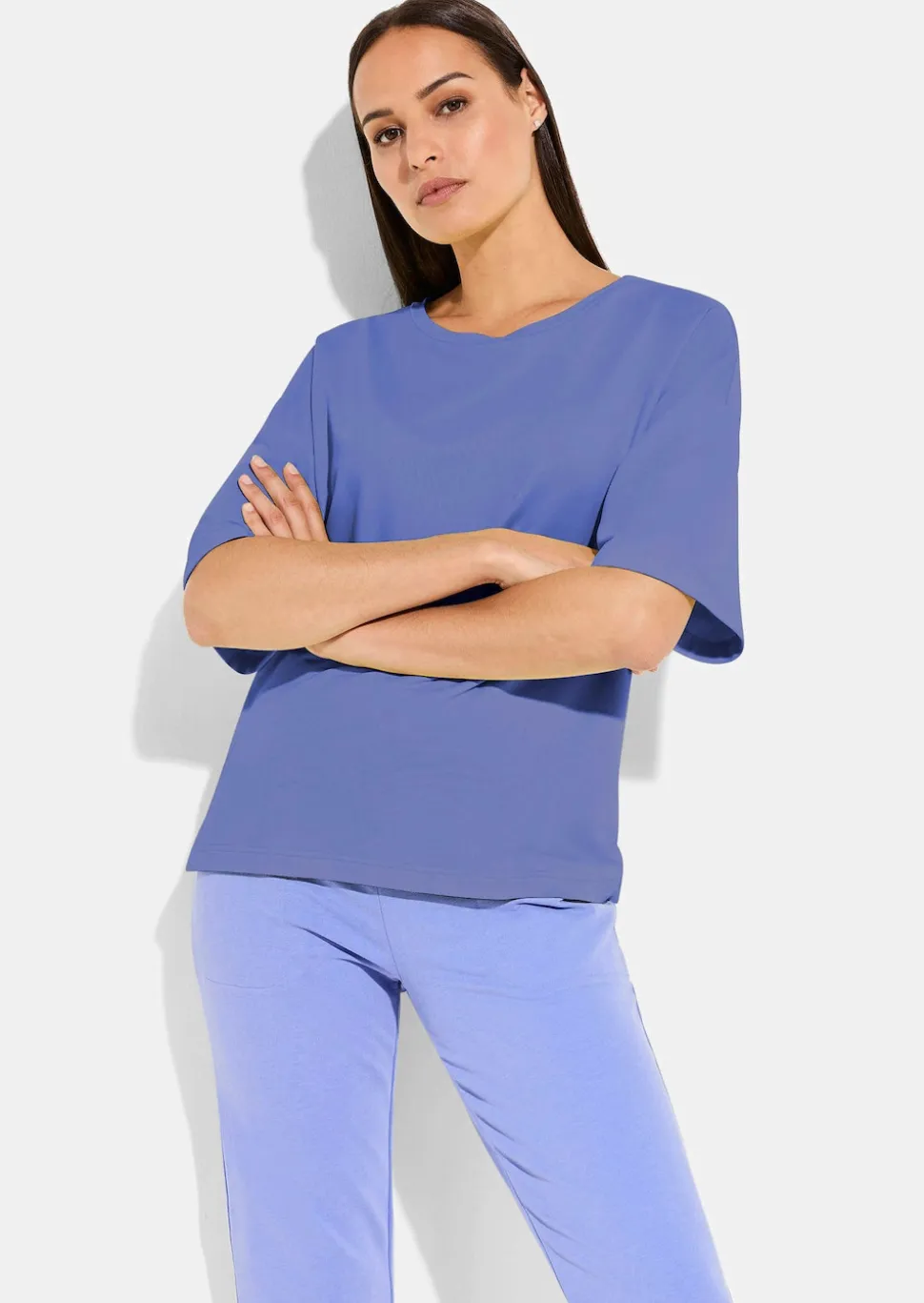 Sweatshirt aus Baumwolle und Modal