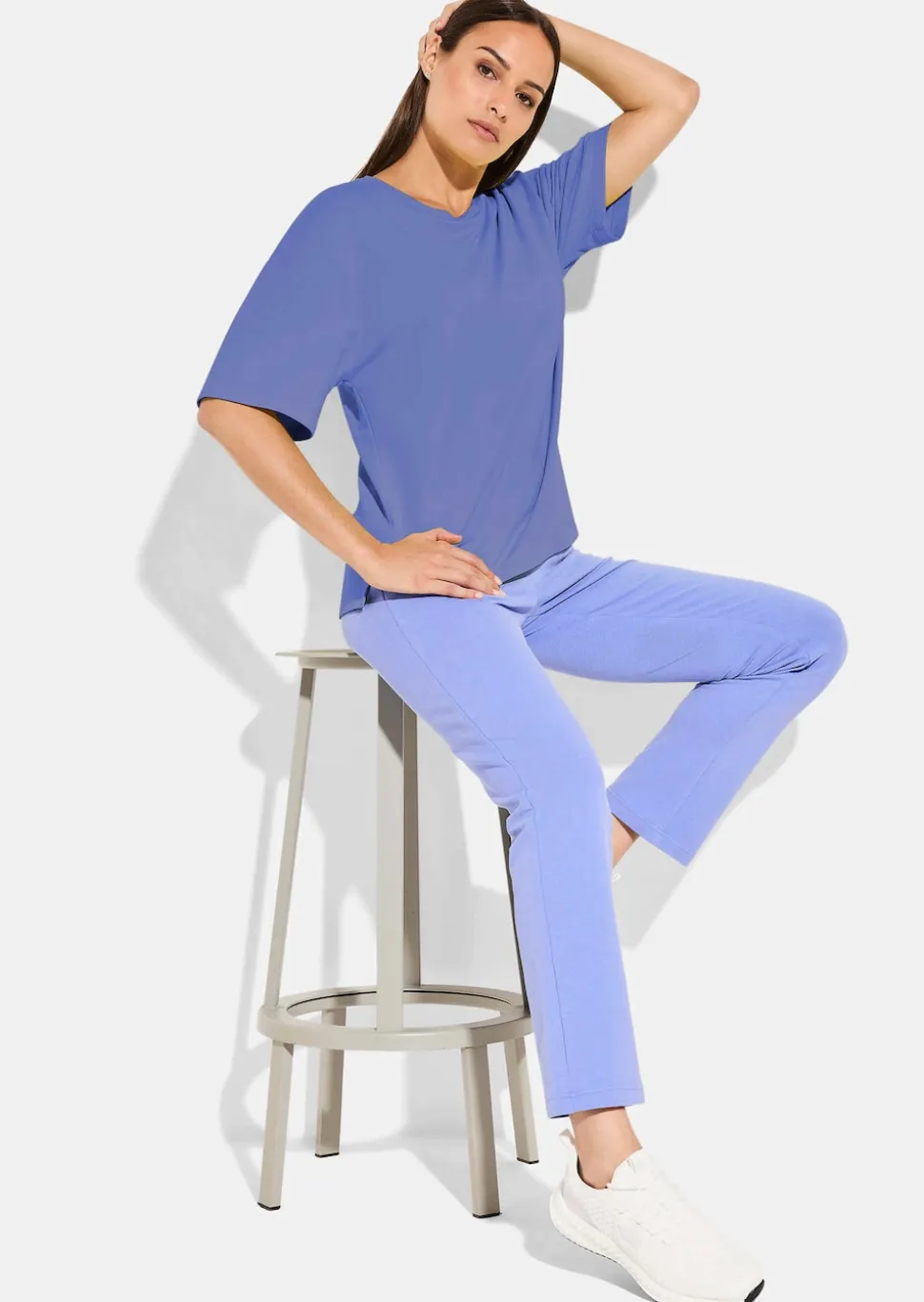 Sweatshirt aus Baumwolle und Modal