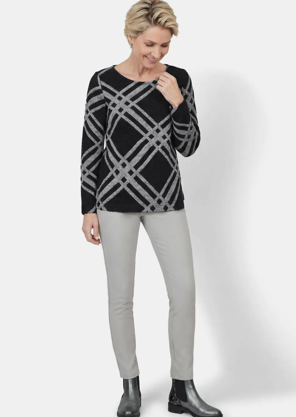 Sweatshirt aus pflegeleichtem Jersey
