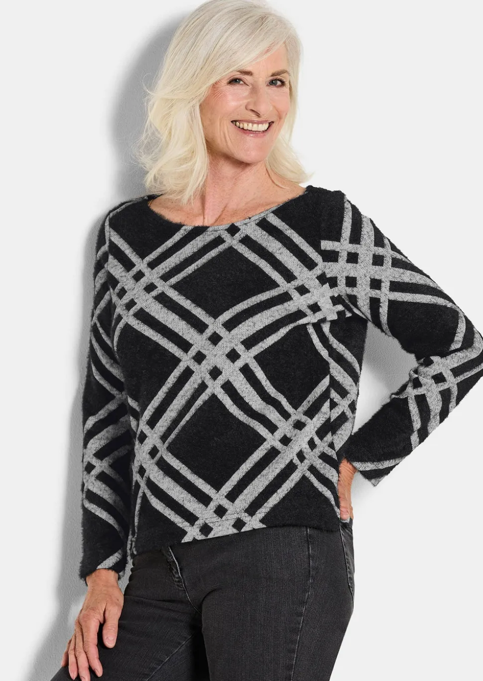 Sweatshirt aus pflegeleichtem Jersey