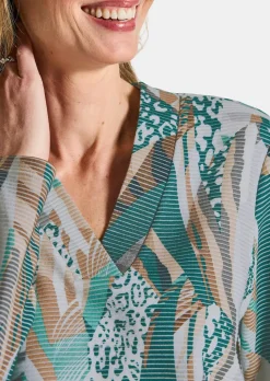 Sweatshirt in Ottoman-Optik