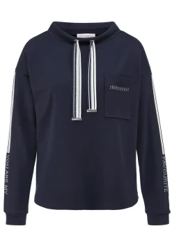 Sweatshirt mit Glitzer-Details