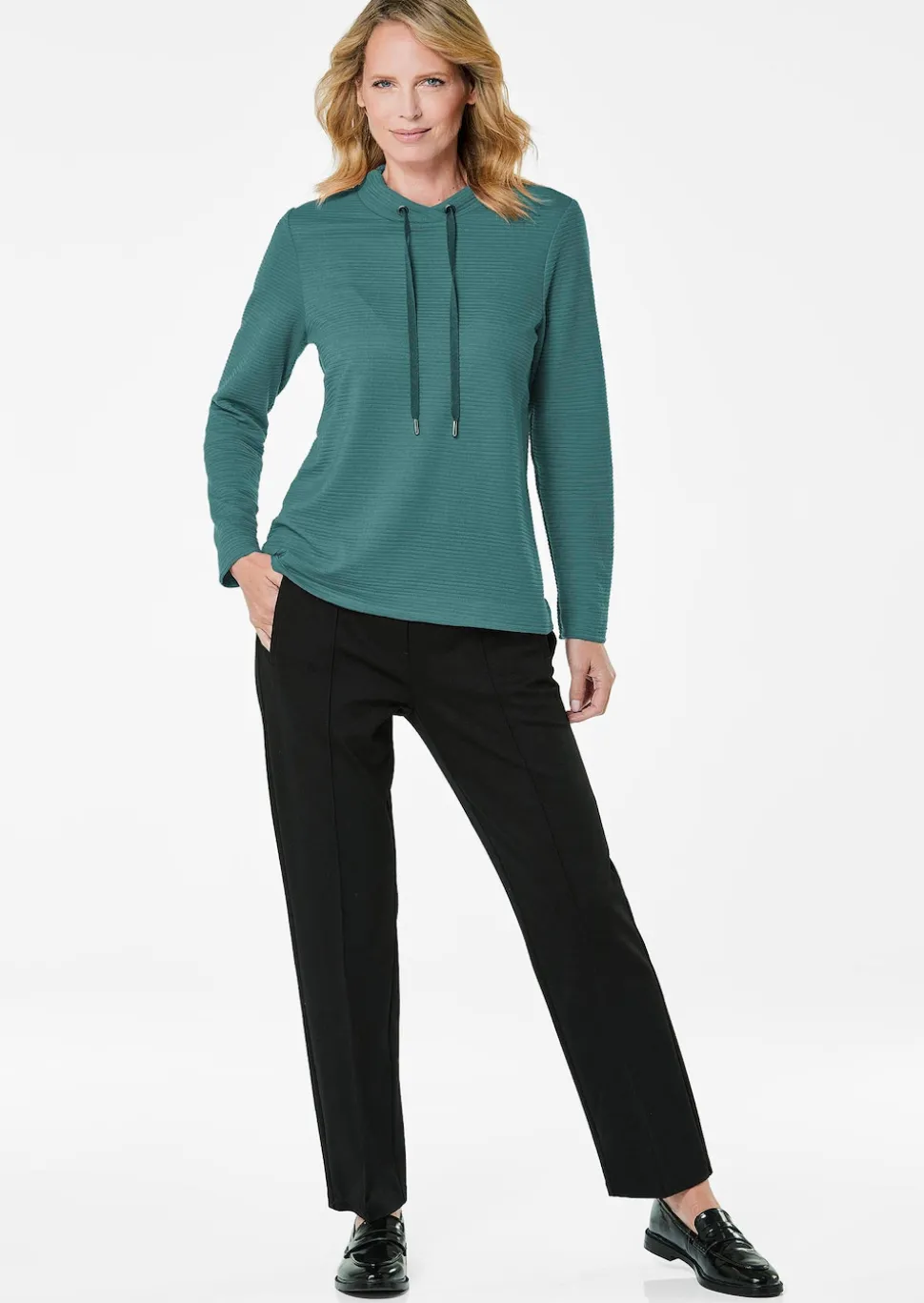 Sweatshirt mit Kordeln