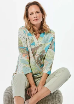 Sweatshirt mit 3/4-Ärmeln