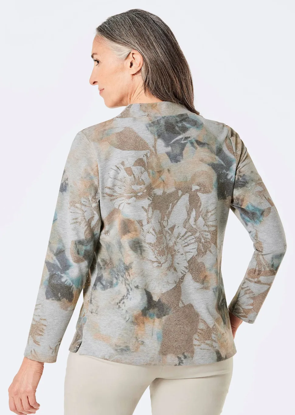 Sweatshirt mit Stehkragen